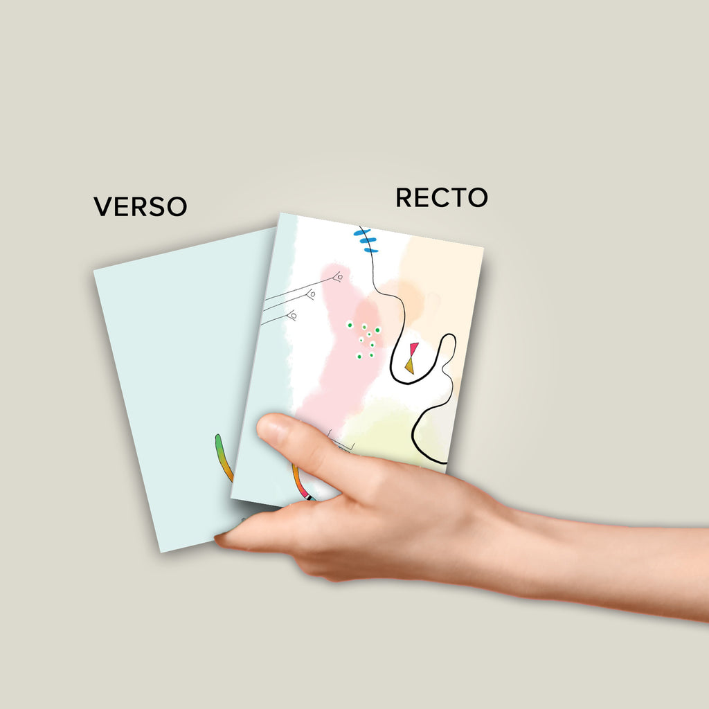 Carnet A6 40p. reliure agrafée d'après une oeuvre originale V1
