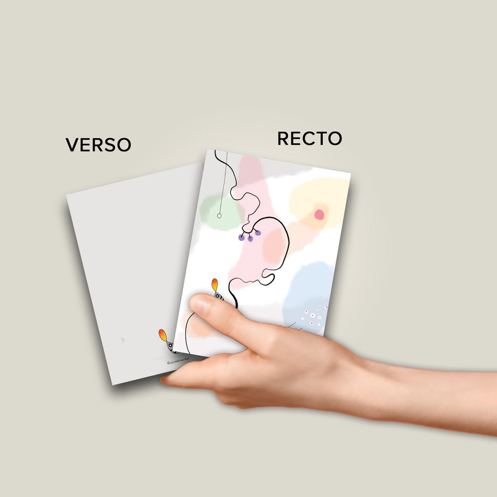 Carnet A6 40p. reliure agrafée d'après une oeuvre originale V2