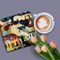 Carnet 14,8x14,8 cm, 50 pages, reliure japonaise URBAN-1