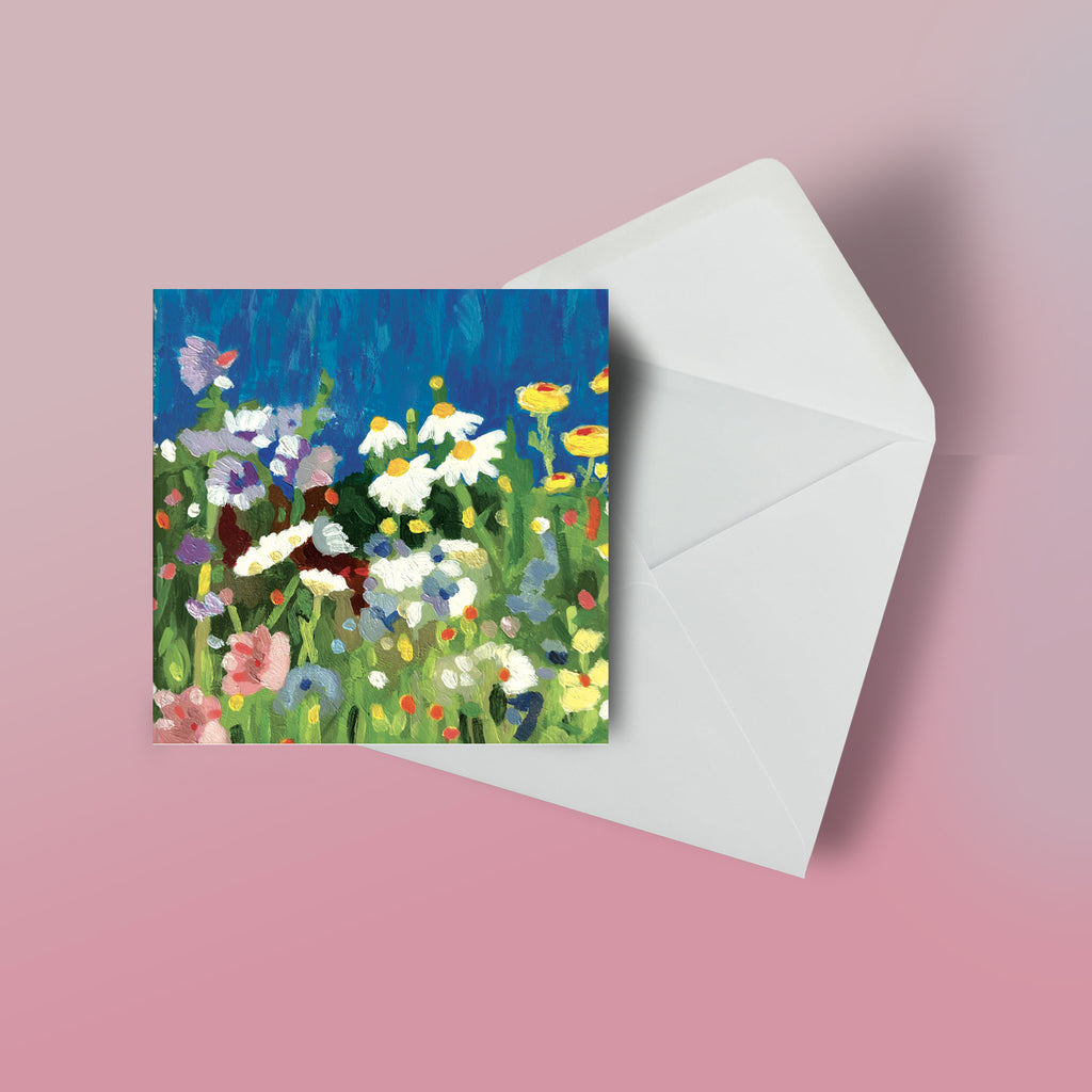 Carte avec enveloppe - Reproduction d'après une oeuvre originale - 10x10 cm