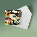 Carte avec enveloppe - Reproduction d'après une oeuvre originale - 10x10 cm