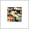 Oeuvre originale signée avec passe-partout 20x20 cm