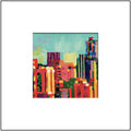 Reproduction oeuvre originale avec passe-partout 20x20 cm